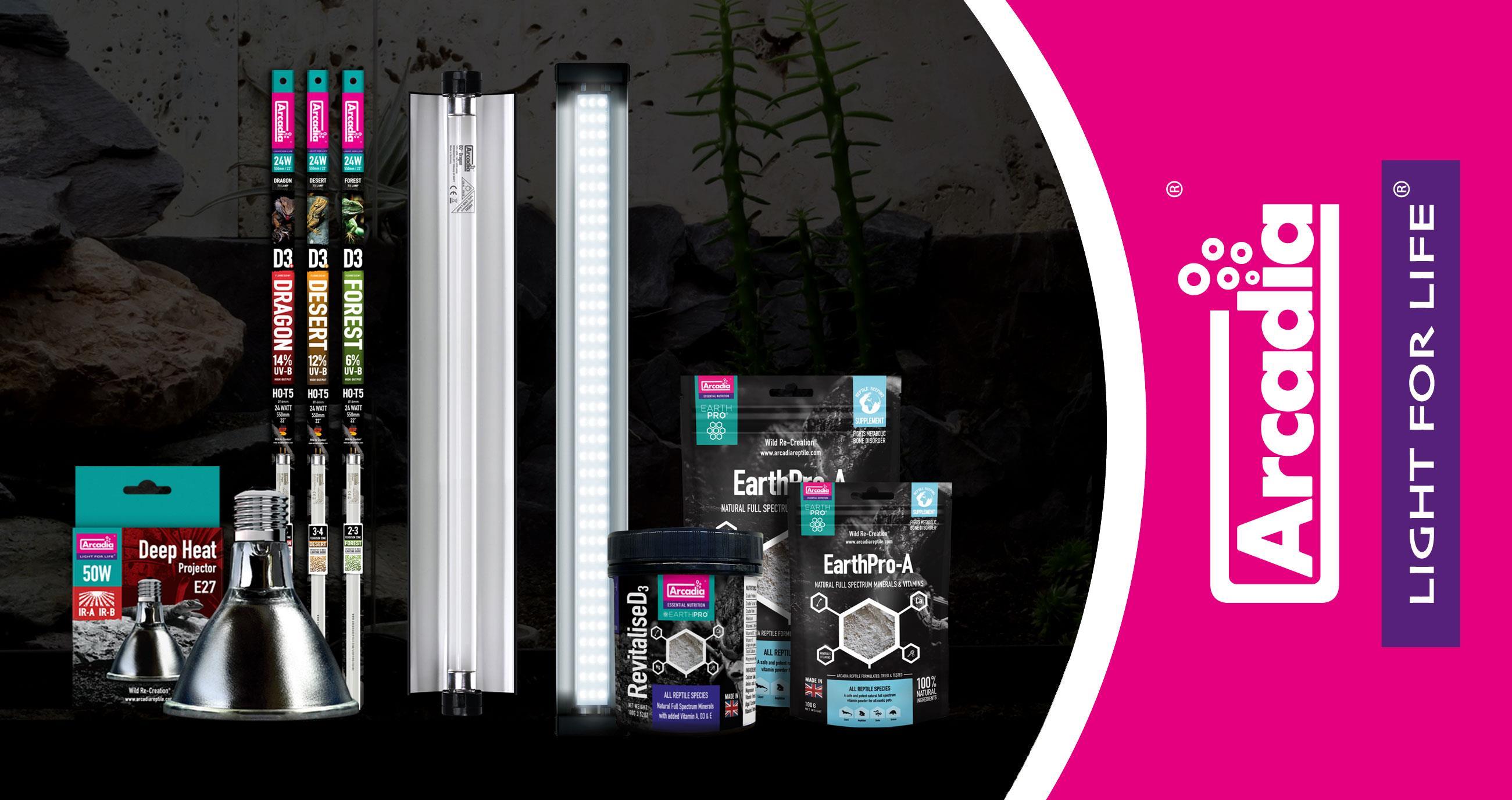Shop the Arcadia Reptile Range